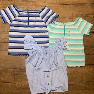 NWT Justice Tops 14/16